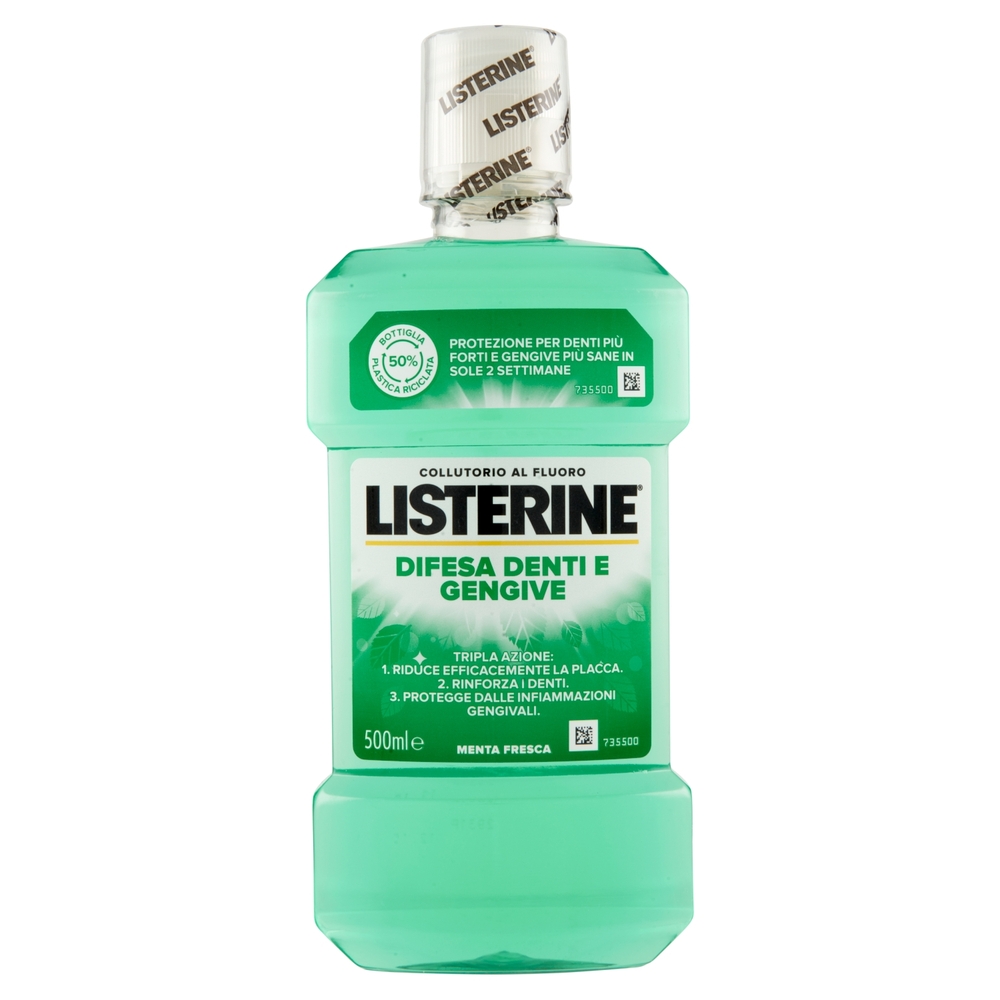 Listerine Difesa Denti e Gengive Menta Fresca 500 ml